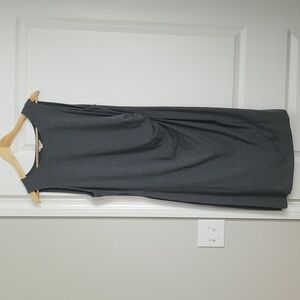 Brooks Brothers gray bodycon dress Red Fleece Label size XL